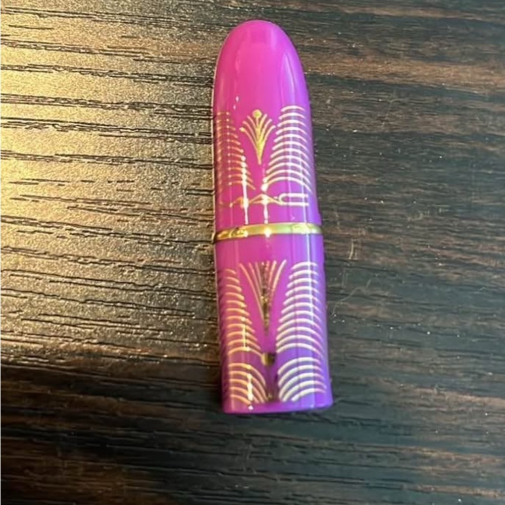 MAC Cosmetics Magenta and Gold Lipstick